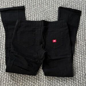 Dickies Black Pants with Red Logo jr sz 9